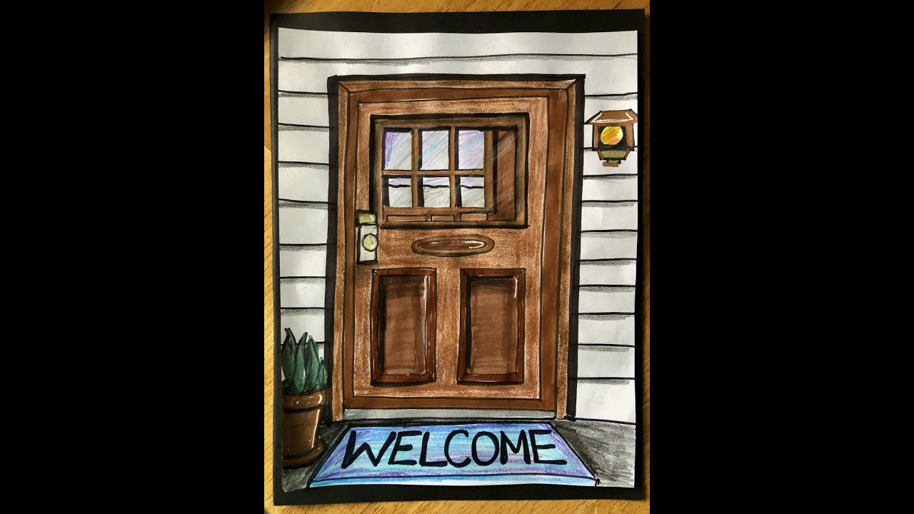 100 закрытых дверей. Дверь нарисованная. Дверь рисунок. Дверь рисунок для детей. Входная дверь рисунок.